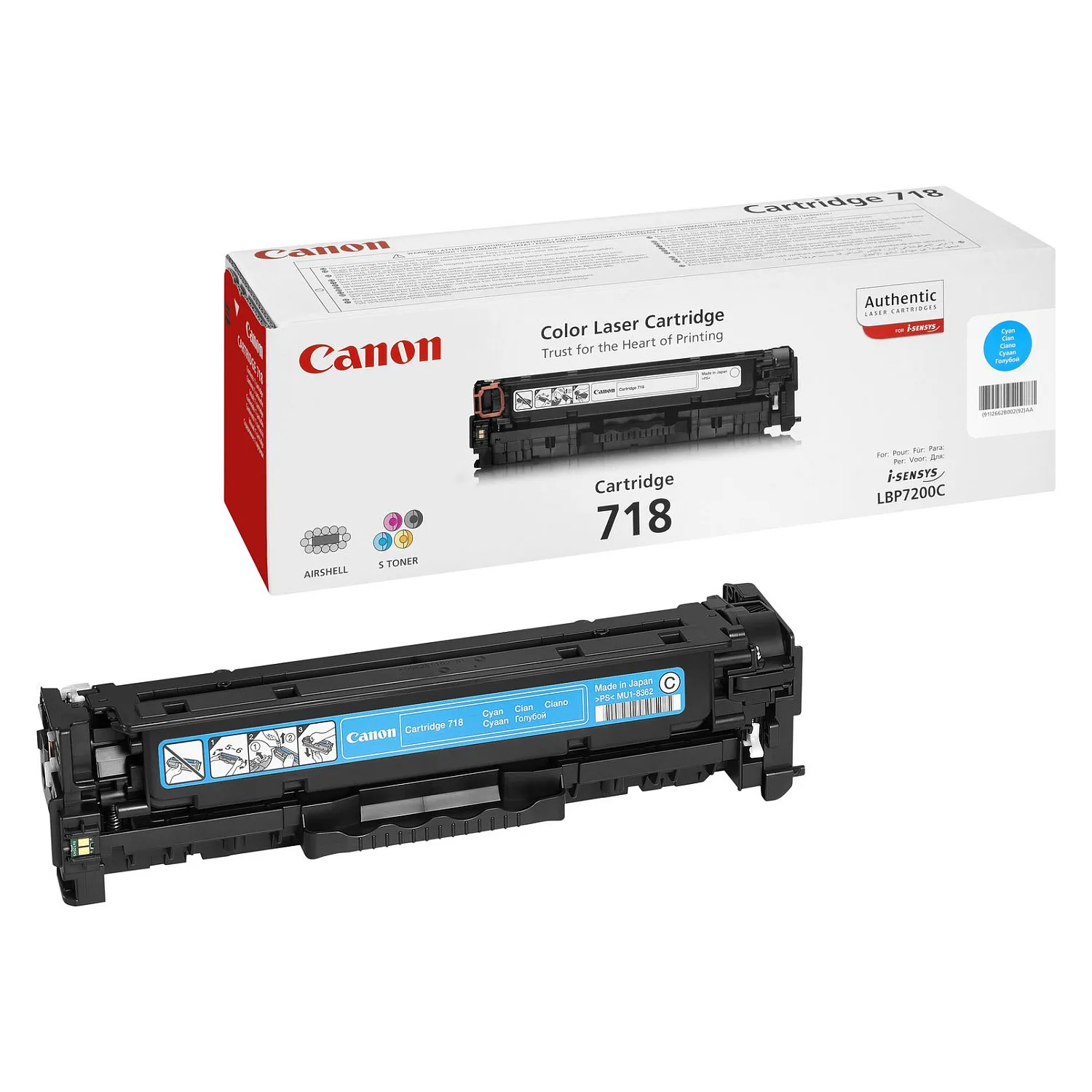 Canon CRG-718 C toner cartridge Canon CRG-718 C toner cartridge