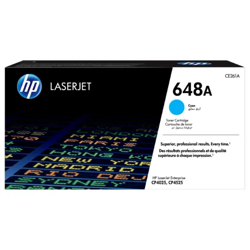 Tonerio kasetė HP 648A (CE261A), žydros spalvos