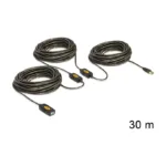 USB kabelis DeLOCK 30m, USB2.0 - USB2.0 (83453)
