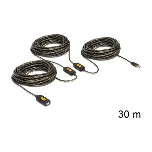 USB kabelis DeLOCK 30m, USB2.0 - USB2.0 (83453)