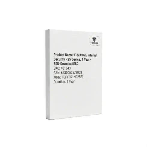 F-SECURE Internet Security - 25 Device, 1 Year - ESD-Download