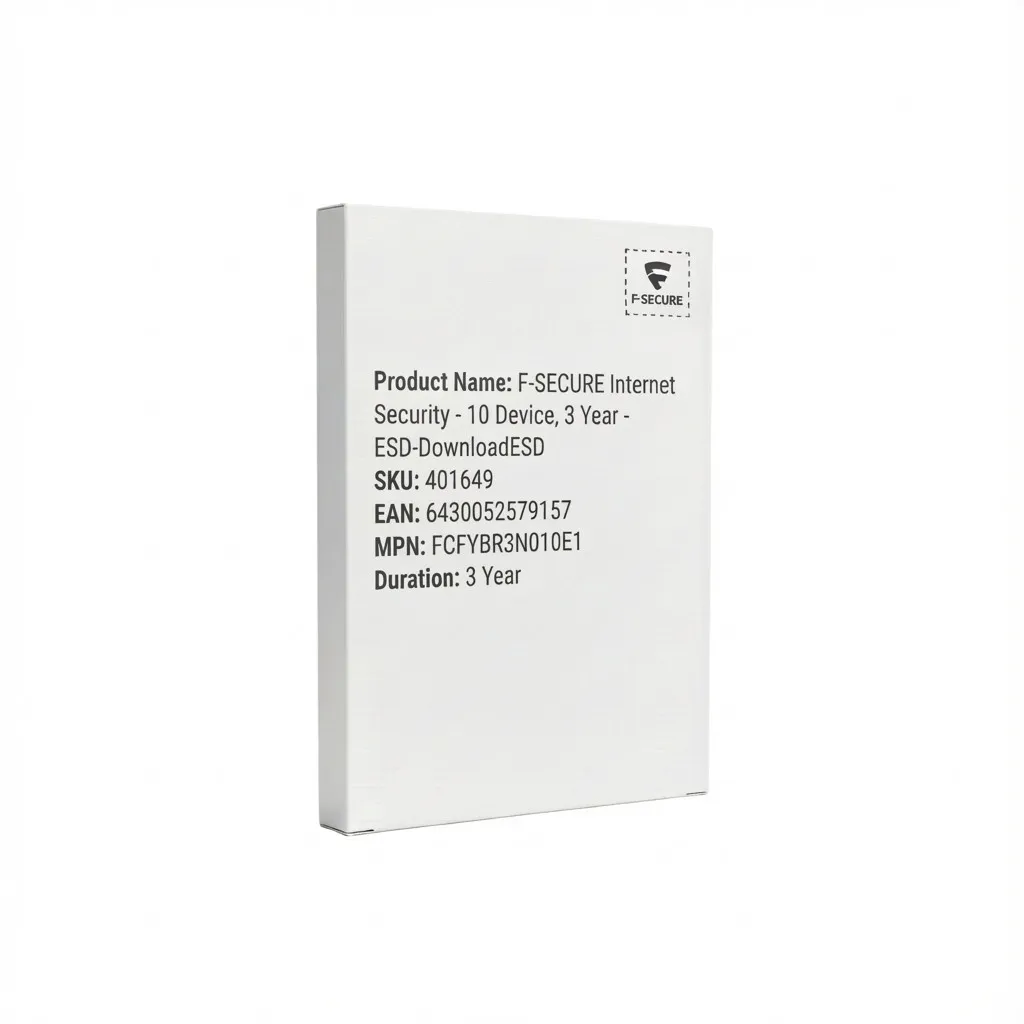 F-SECURE Internet Security - 10 Device. 3 Year - ESD-DownloadESD F-SECURE Internet Security - 10 įrenginių, 3 metų prenumerata