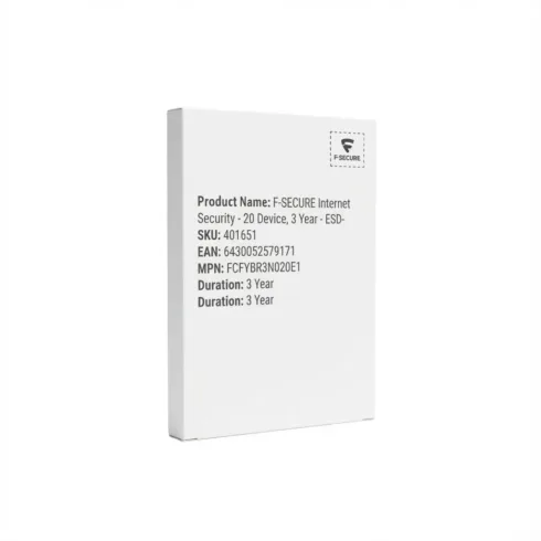 F-SECURE Internet Security - 20 Device, 3 Year - ESD-Download