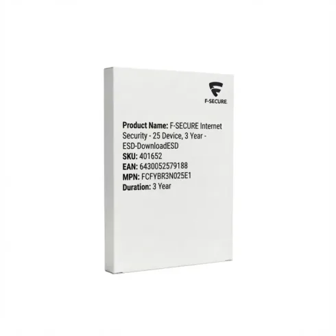 F-SECURE Internet Security - 25 Device, 3 Year - ESD-Download