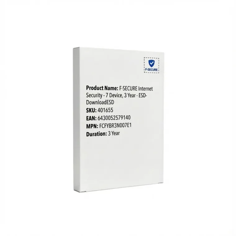 F-SECURE Internet Security - 7 Device, 3 Year - ESD-Download - RPC.LT
