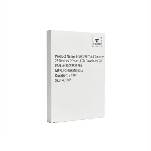 F-SECURE Total Security - 25 Devices, 2 Year - ESD-Download