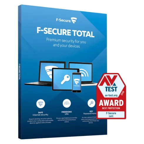 F-SECURE Total Security - 5 Devices, 2 Year - ESD-Download