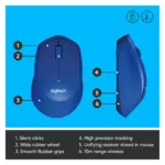 Pelė Logitech M330 Silent Plus (910-004910), vaizdas 8