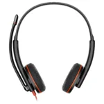 Ausinės HP Poly Blackwire 3220 Stereo USB-C Black Headset +USB-C/A Adapter (Bulk) (8X2J9A6)