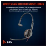 HP Poly Blackwire 3210 Monaural USB-C Headset +USB-C/A Adapter (Bulk)