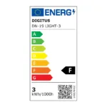 Šviestuvas Digitus DN-19 LIGHT-3 LED bulb, vaizdas 6