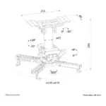 Neomounts CL25-530BL1 project mount