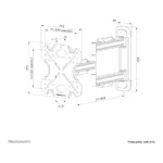 Neomounts WL40S-850BL12 TV mount/stand
