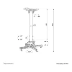 Neomounts CL25-540BL1 project mount