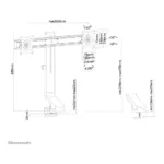 Monitoriaus laikiklis Neomounts FPMA-D860DBLACK, vaizdas 17