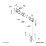 Neomounts FPMA-D960 monitor mount / stand
