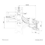 Neomounts WL70-550BL12 TV mount/stand