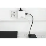 Steckdosenwürfel mit 3x Schutzkontakt-Buchse, USB-C (20W, PD 3.0) und USB-A Buchse (18W), weiß