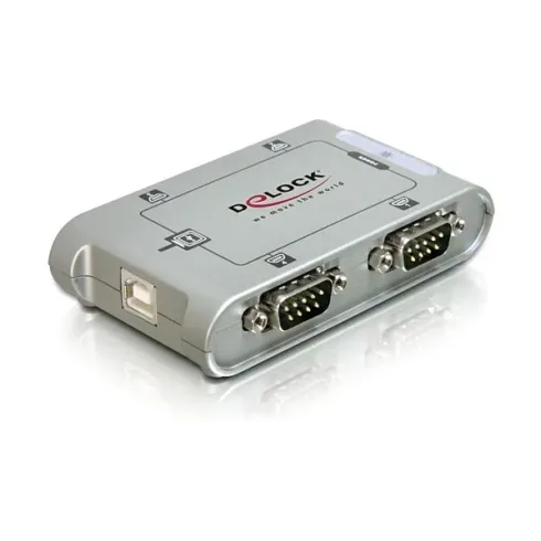 USB laidas ar adapteris DeLOCK 4 Port USB 2.0 Serial Hub (87414)