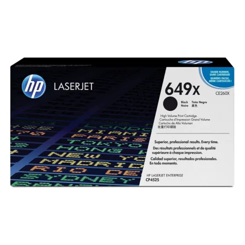 HP 649X High Yield Black Original LaserJet toner cartridge