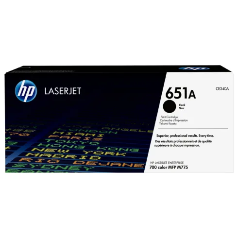 Tonerio kasetė HP 651A (CE340A), juodos spalvos