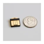 Yubico YubiKey 5 Nano, matomas iš šono su USB-A jungtimi