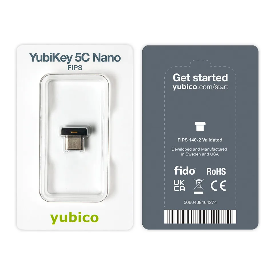 Yubico YubiKey 5C Nano FIPS Yubico YubiKey 5C Nano FIPS