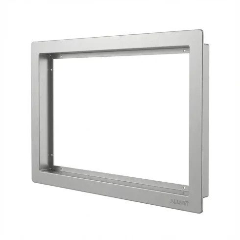 ALLNET Touch Display Tablet 18 Zoll zbh. Wandmontage Einbaurahmen für Unterputz/Hohlraum aufliegend