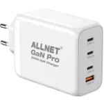 Tinklo įranga ALLNET Ersatznetzteil QC USB-C PD GaN Netzteil Power Supply 200 Watt 1x (PSU-GaNPD-USB-1A3C-200W), vaizdas 2
