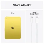 Apple iPad 11-colių Wi-Fi 128GB geltonas, šoninis vaizdas