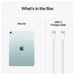 Apple iPad Air su M3 procesoriumi, matomas iš šono