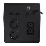 Nepertraukiamo maitinimo šaltinis (UPS) Green Cell 1000VA 700W Überspannungsschutz 230V (UPS08), juodos spalvos, vaizdas 2