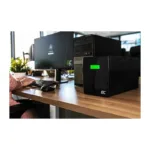 Nepertraukiamo maitinimo šaltinis (UPS) Green Cell 1000VA 700W Überspannungsschutz 230V (UPS08), juodos spalvos, vaizdas 5