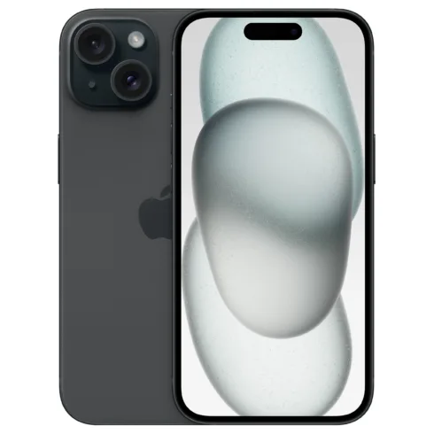 Apple iPhone 15 128GB su A16 procesoriumi, juodas