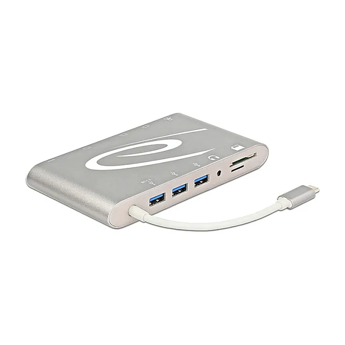 DeLOCK 87298 laptop dock/port replicator Dokavimo stotelė DeLOCK 87298