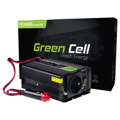Green Cell INV06 inverter, 12 V, 150 W, DC-to-AC