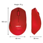 Pelė Logitech M330 Silent Plus (910-004911), vaizdas 9