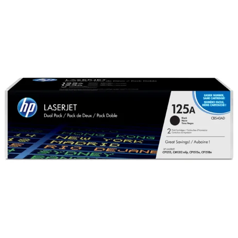 Spausdintuvo priedas HP 125A CB540AD black Doppelpack