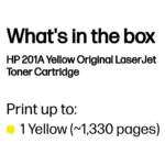HP 201A Yellow Original LaserJet toner cartridge