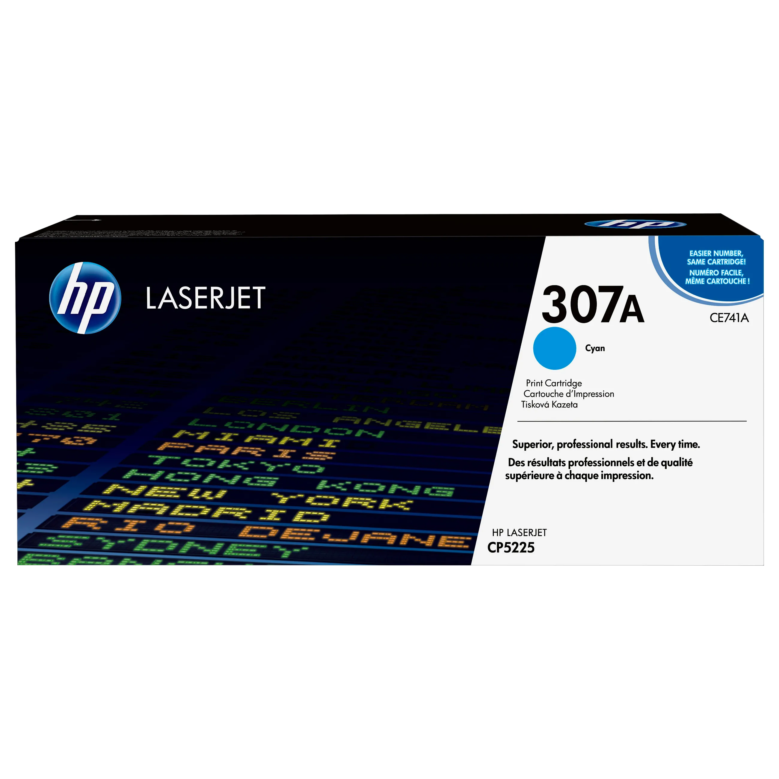 HP 307A Cyan Original LaserJet toner cartridge HP 307A Cyan Original LaserJet toner cartridge