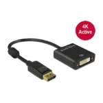 DeLOCK 62599 vaizdo kabelio adapteris, matomas iš viršaus, su jungtimis