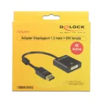DeLOCK 62599 adapteris, 0.2 m, DisplayPort į DVI-I