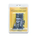 DeLOCK PCI Express card 4 x serial, 1x parallel interface cards/adapter