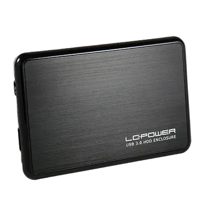 LC-Power LC-25BUB3 storage drive enclosure LC-Power LC-25BUB3, 2.5" SATA kietojo disko dėklas, aliuminio