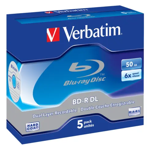 Optinis įrenginys Verbatim 43748 blank Blu-Ray disc
