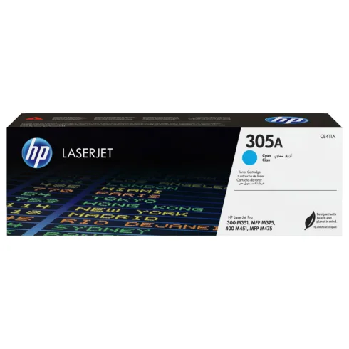 HP 305A Cyan Original LaserJet toner cartridge