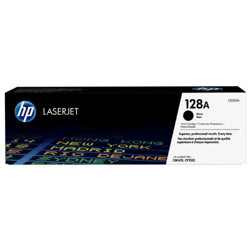 HP 128A Black Original LaserJet toner cartridge
