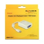 Vaizdo laidas ar adapteris DeLOCK Adapter mini Displayport / VGA FM (65130), vaizdas 2