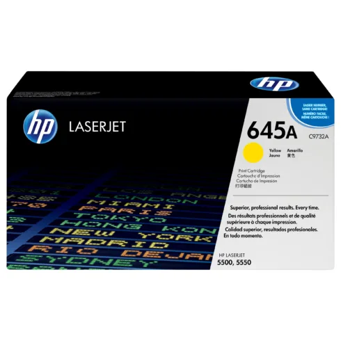 HP 645A Yellow Original LaserJet toner cartridge
