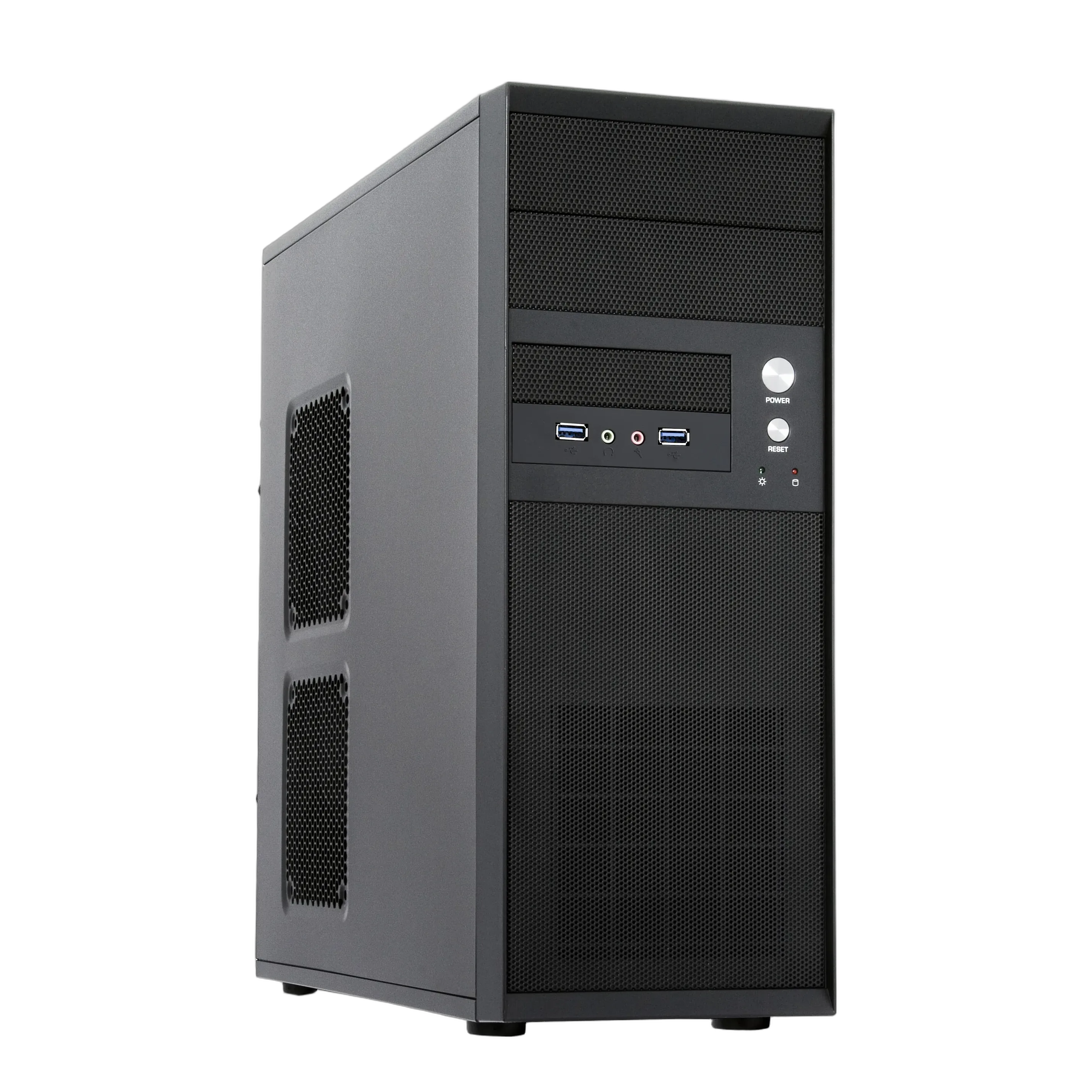 Chieftec CQ-01B-U3-OP computer case Chieftec CQ-01B-U3-OP, Midi Tower, juodas, ATX korpusas